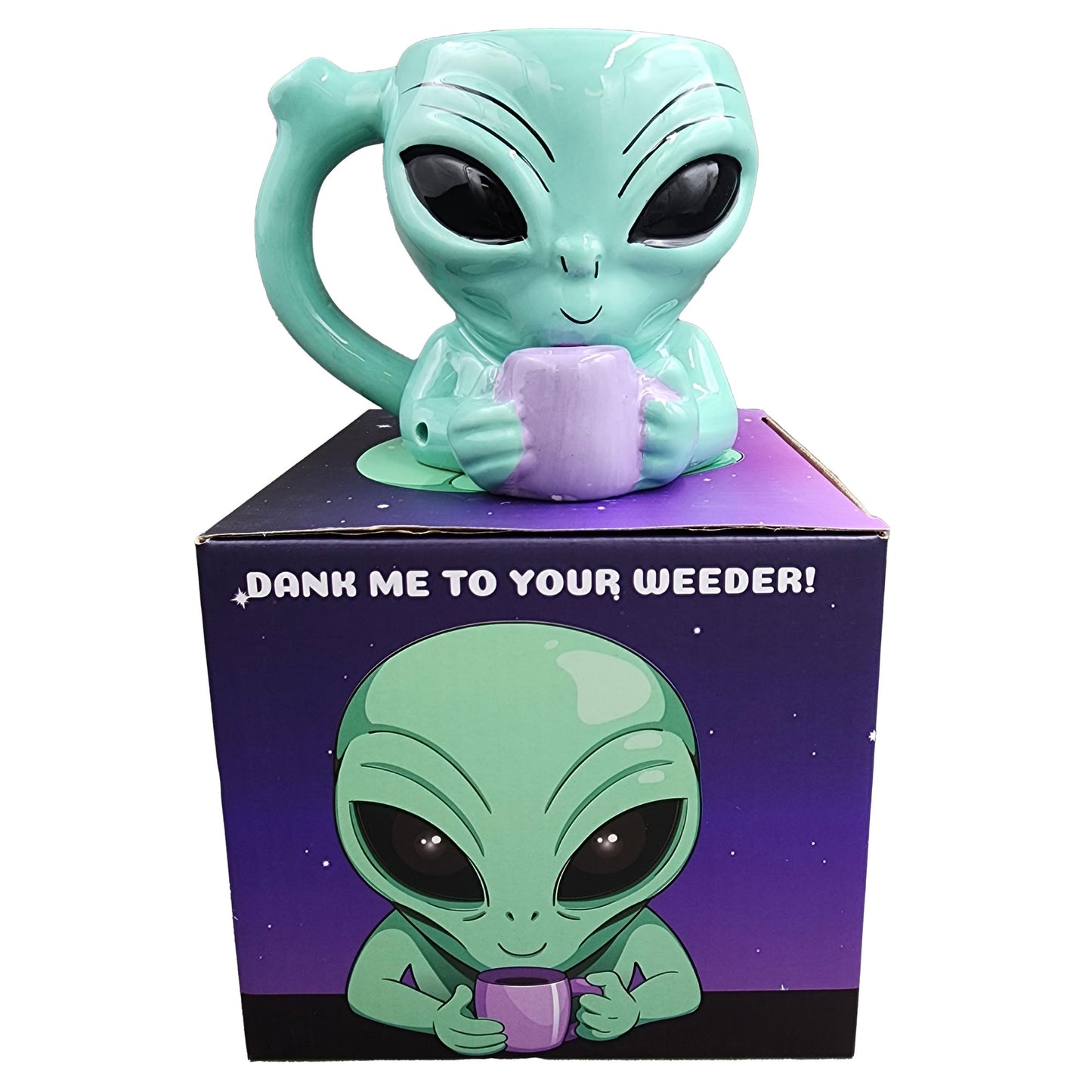 Alien Pipe Mug - Not Very Vanilla