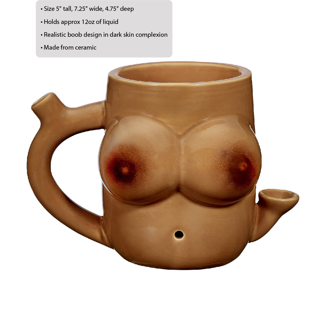 Boob Pipe Mug - People of Color - Not Very Vanilla