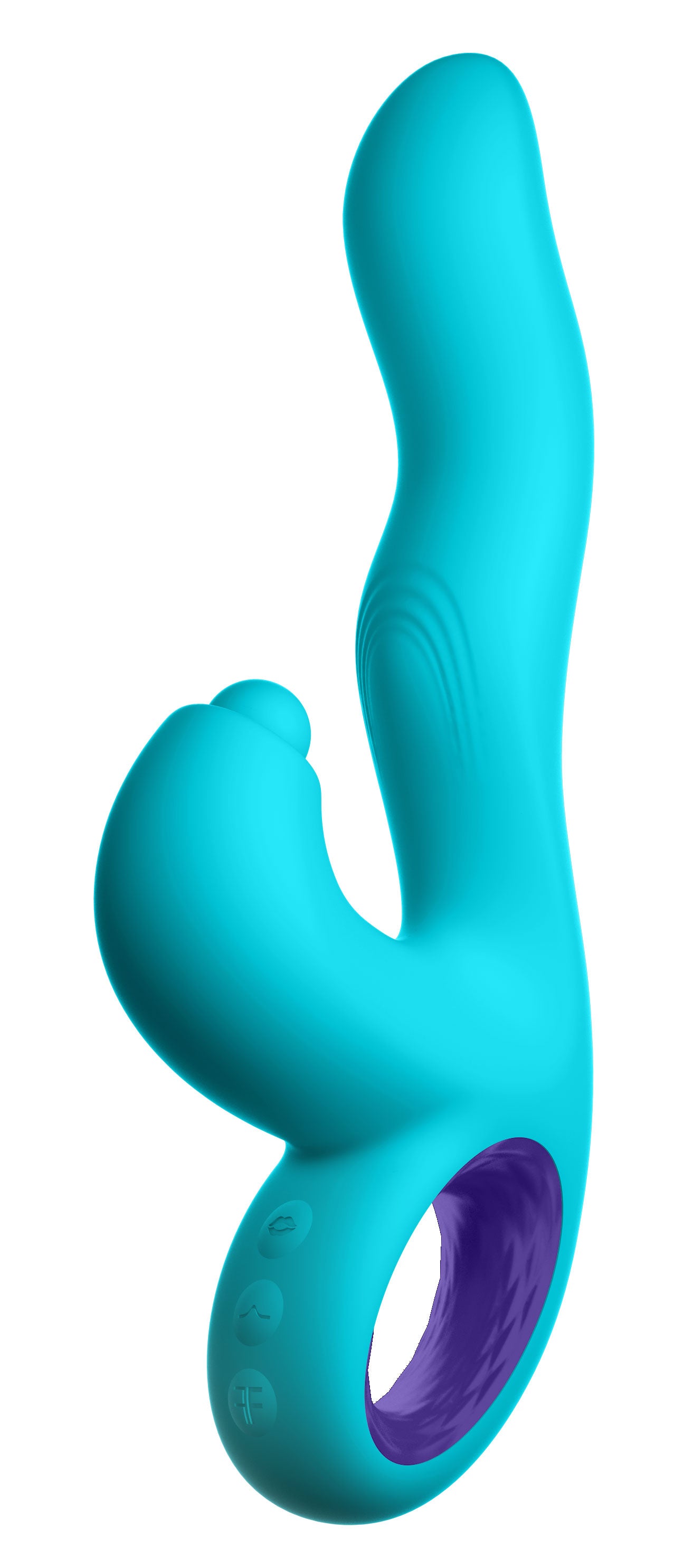 Klio Triple Action Thumping Rabbit Vibrator -  Turquoise