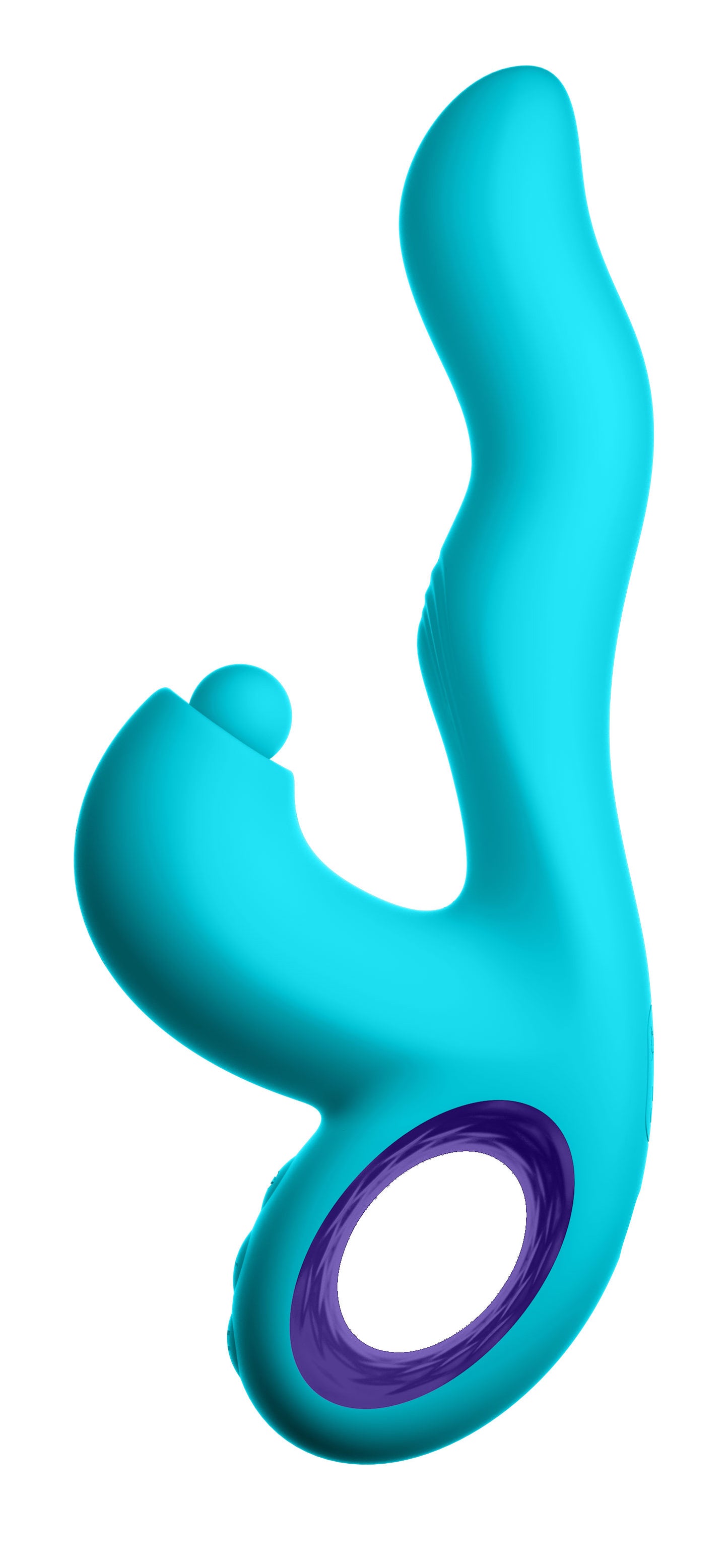 Klio Triple Action Thumping Rabbit Vibrator -  Turquoise