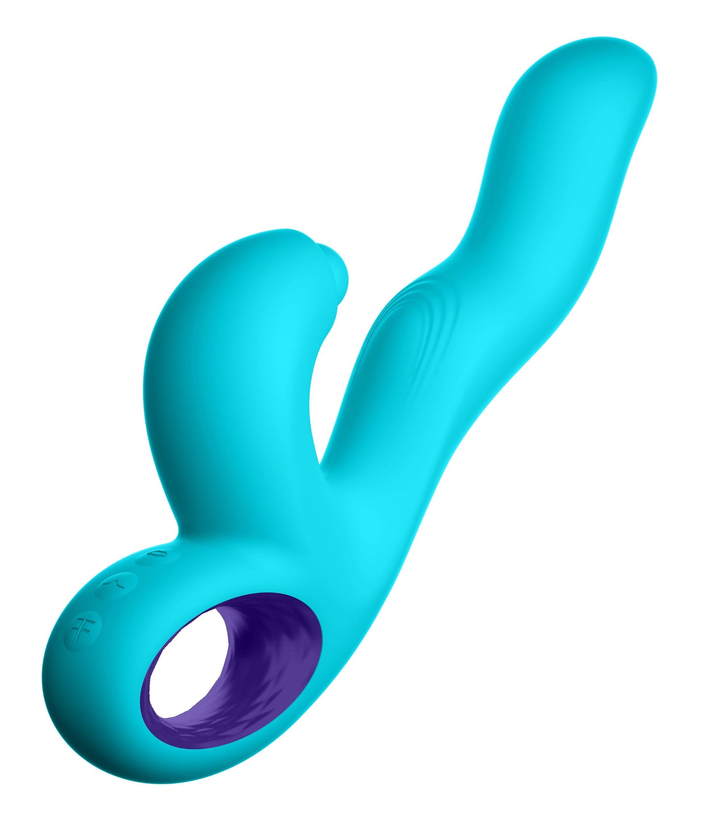 Klio Triple Action Thumping Rabbit Vibrator -  Turquoise