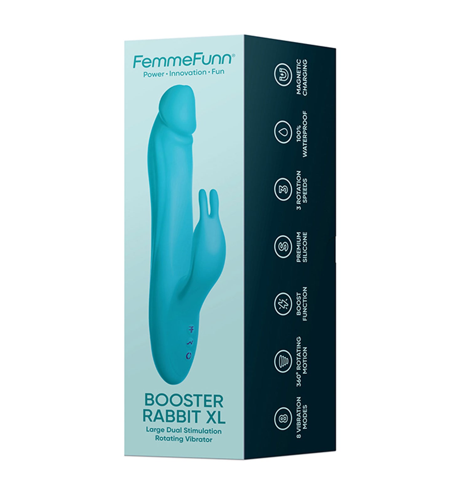 Booster Rabbit XL - Turquoise - Not Very Vanilla