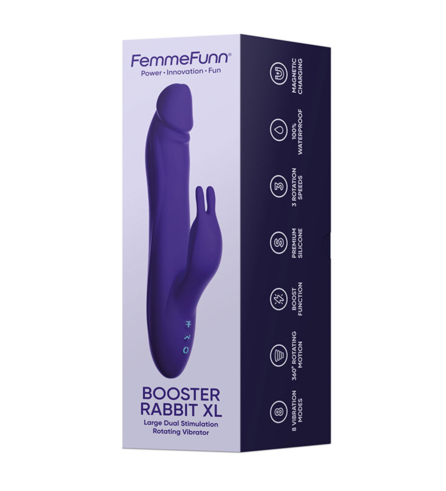 Booster Rabbit XL - Dark Purple - Not Very Vanilla