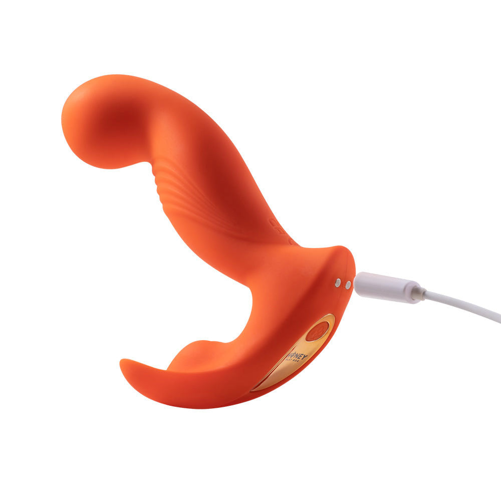 Crave 3 - G-Spot and Clit Vibrator - Orange - Not Very Vanilla