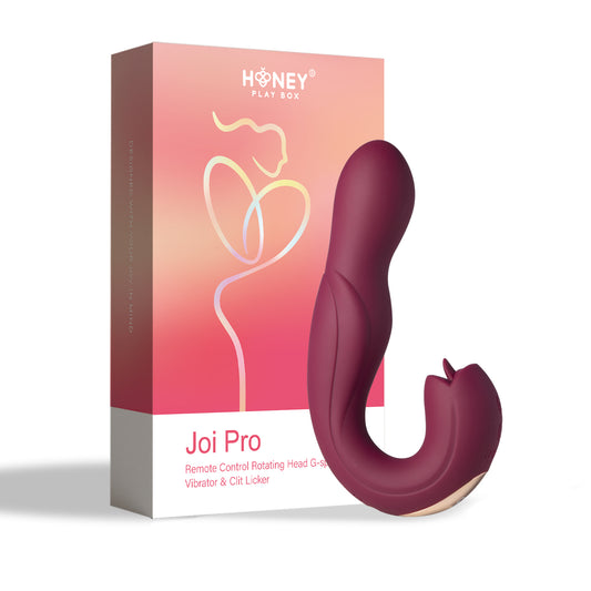 Joi Pro - Remote Control G-Spot and Clit Stimulator - Maroon - Not Very Vanilla