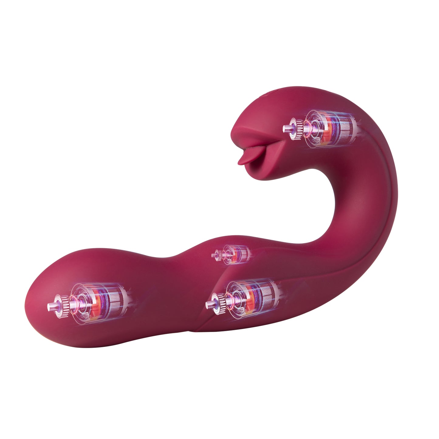 Joi Pro - Remote Control G-Spot and Clit Stimulator - Maroon - Not Very Vanilla