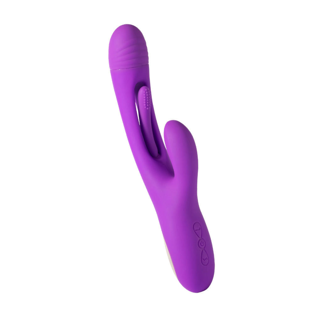 Bora - Rabbit Tapping G-Spot Vibrator - Purple - Not Very Vanilla