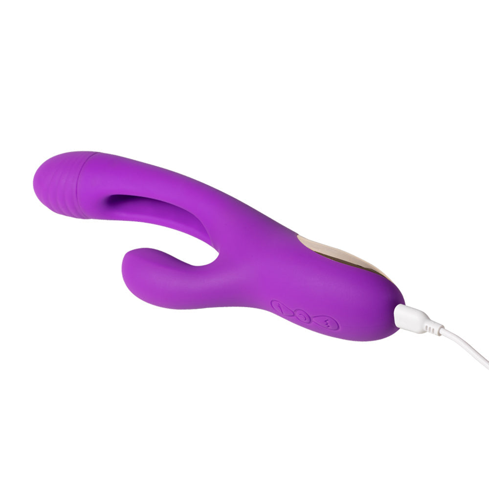 Bora - Rabbit Tapping G-Spot Vibrator - Purple - Not Very Vanilla