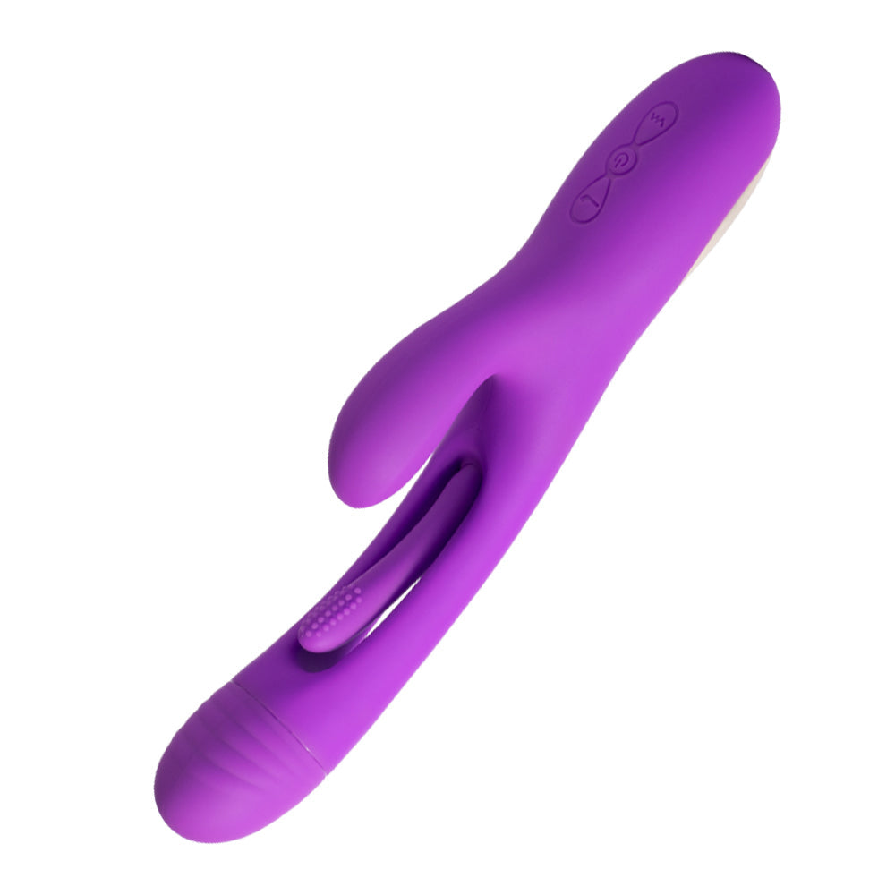 Bora - Rabbit Tapping G-Spot Vibrator - Purple - Not Very Vanilla