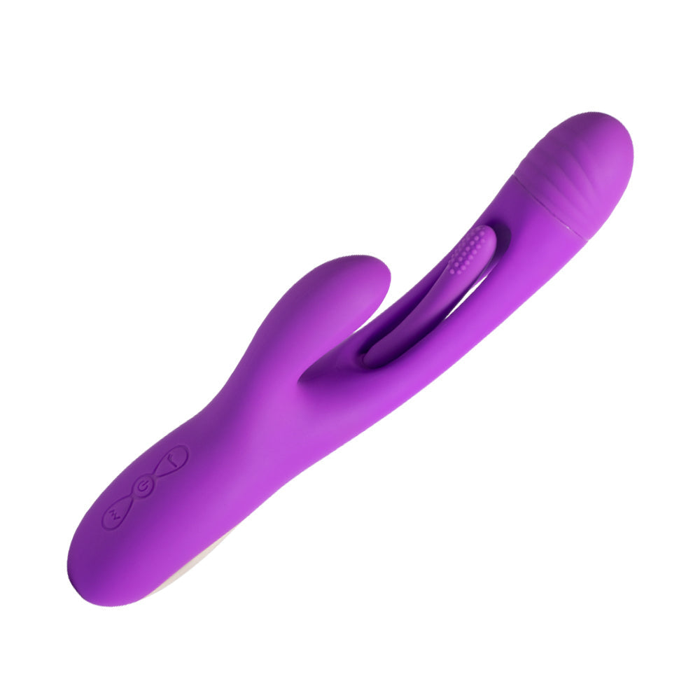 Bora - Rabbit Tapping G-Spot Vibrator - Purple - Not Very Vanilla