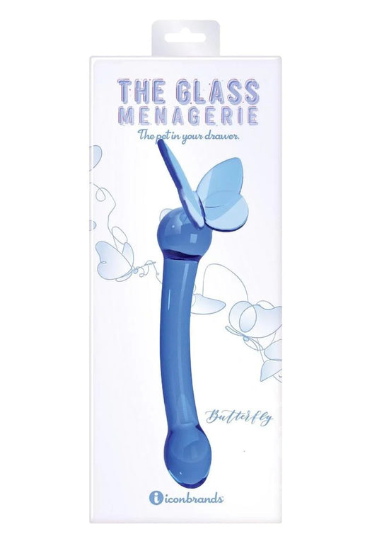 Glass Menagerie - Butterfly Glass G-Spot - Dark Blue - Not Very Vanilla