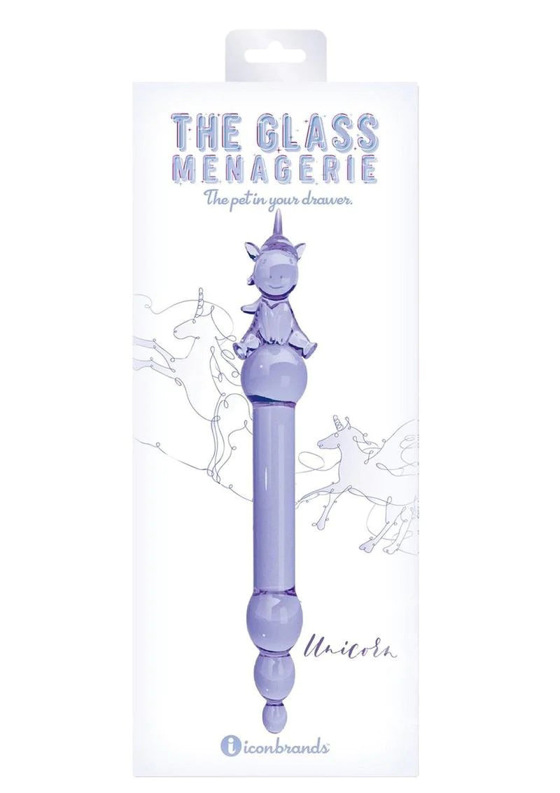 Glass Menagerie - Unicorn Dildo - Purple - Not Very Vanilla