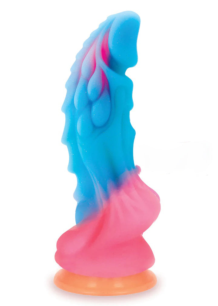 Alien Nation Dragon Silicone Glow in the Dark Creature Dildo - Multicolor - Not Very Vanilla