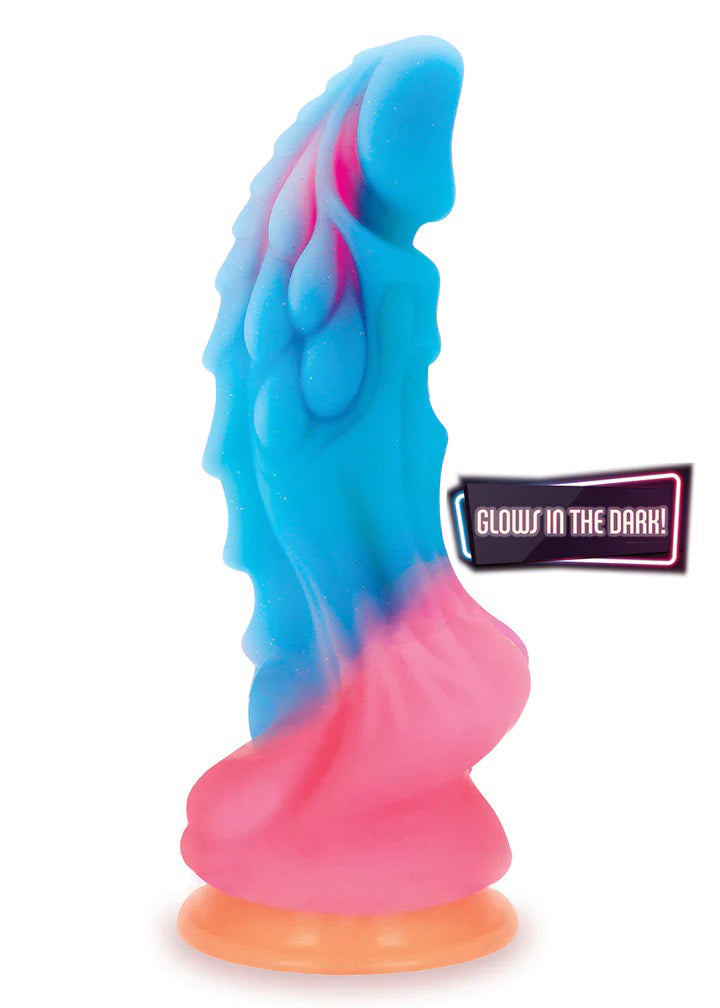 Alien Nation Dragon Silicone Glow in the Dark Creature Dildo - Multicolor - Not Very Vanilla