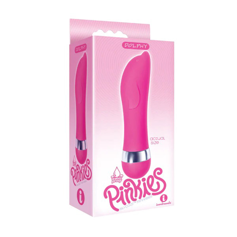 Pinkies Silicoat Mini-Vibe Dolphy - Pink - Not Very Vanilla