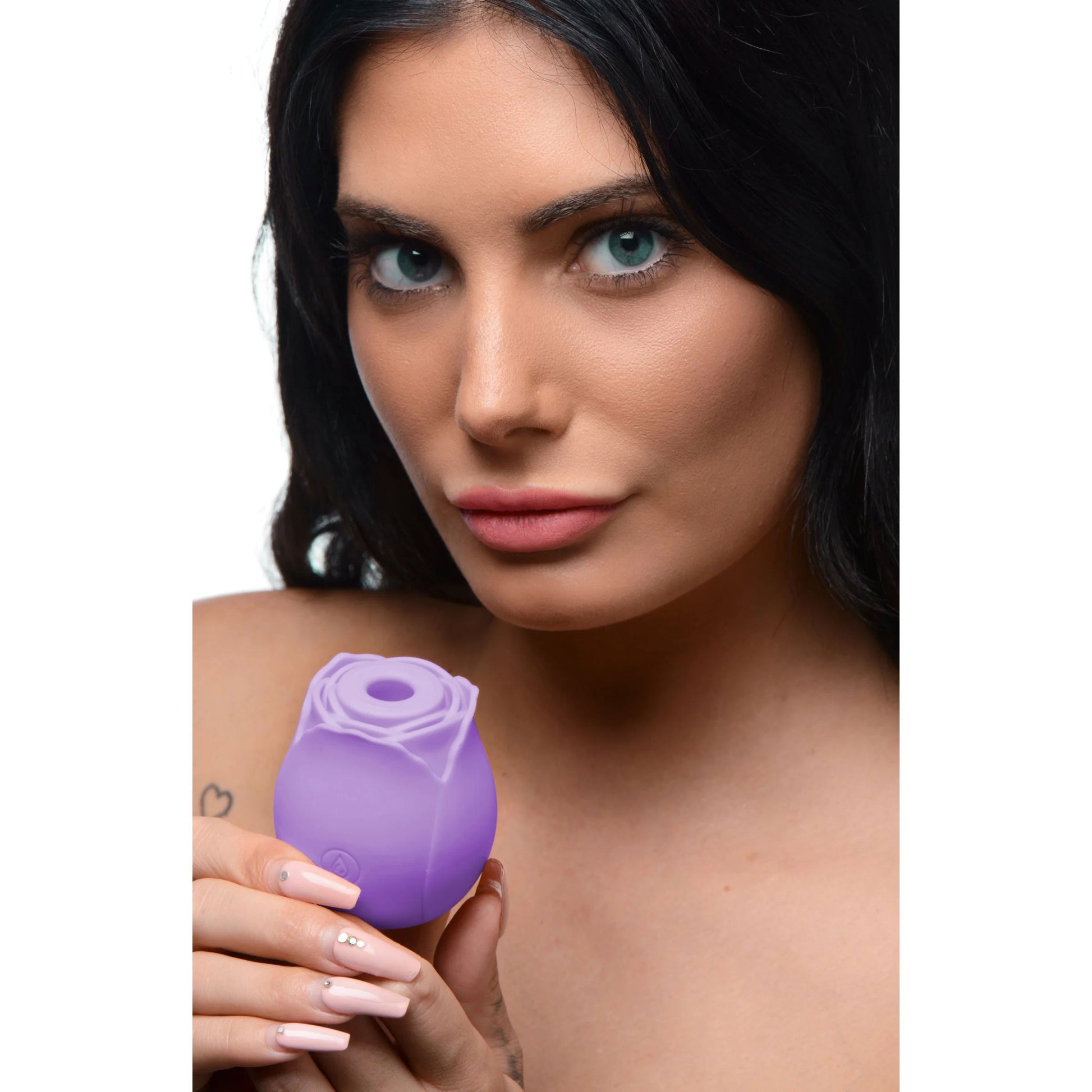 Bloomgasm Wild Rose 10x Suction Clit Stimulator - Purple - Not Very Vanilla