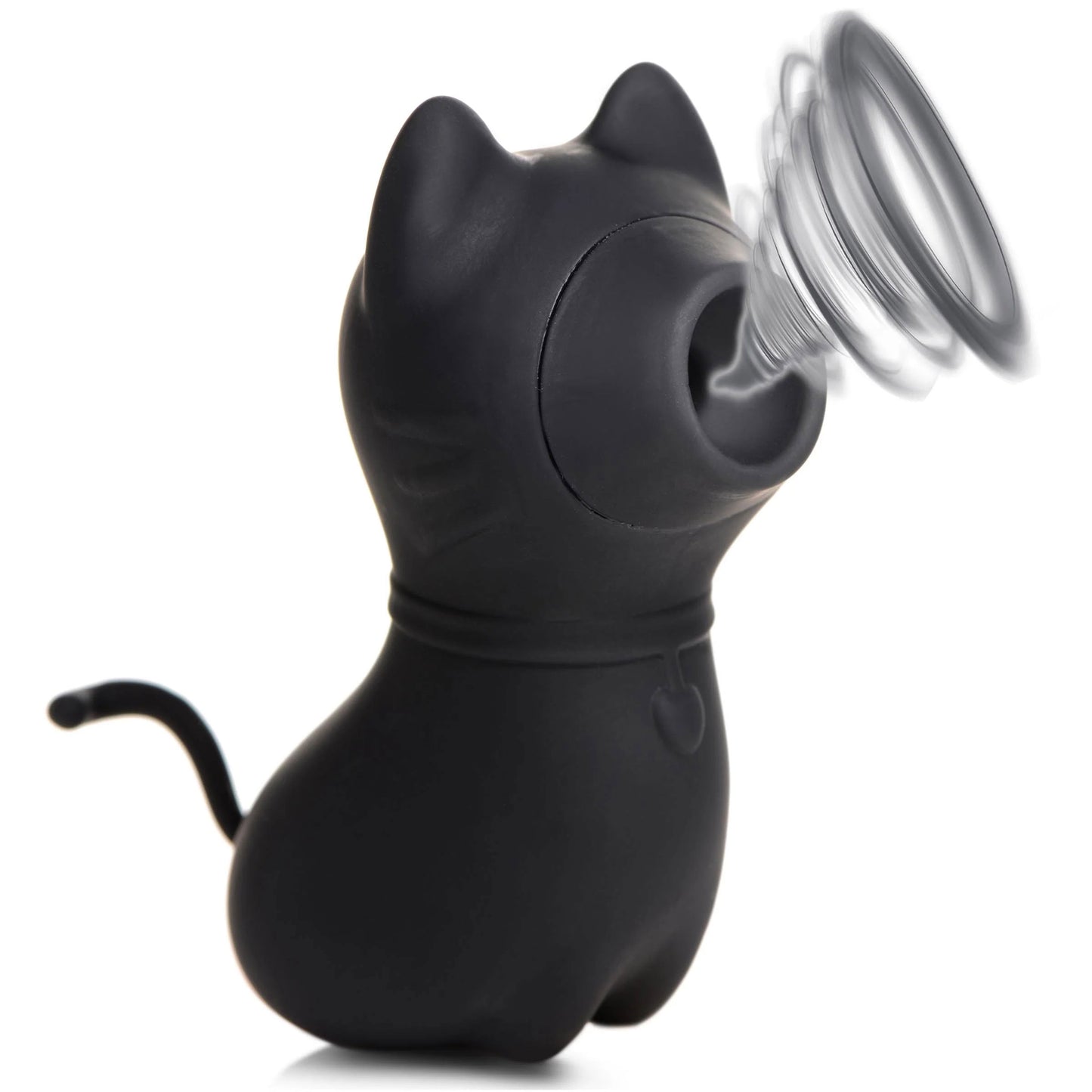 Sucky Kitty 7x Clitoral Stimulator - Black - Not Very Vanilla