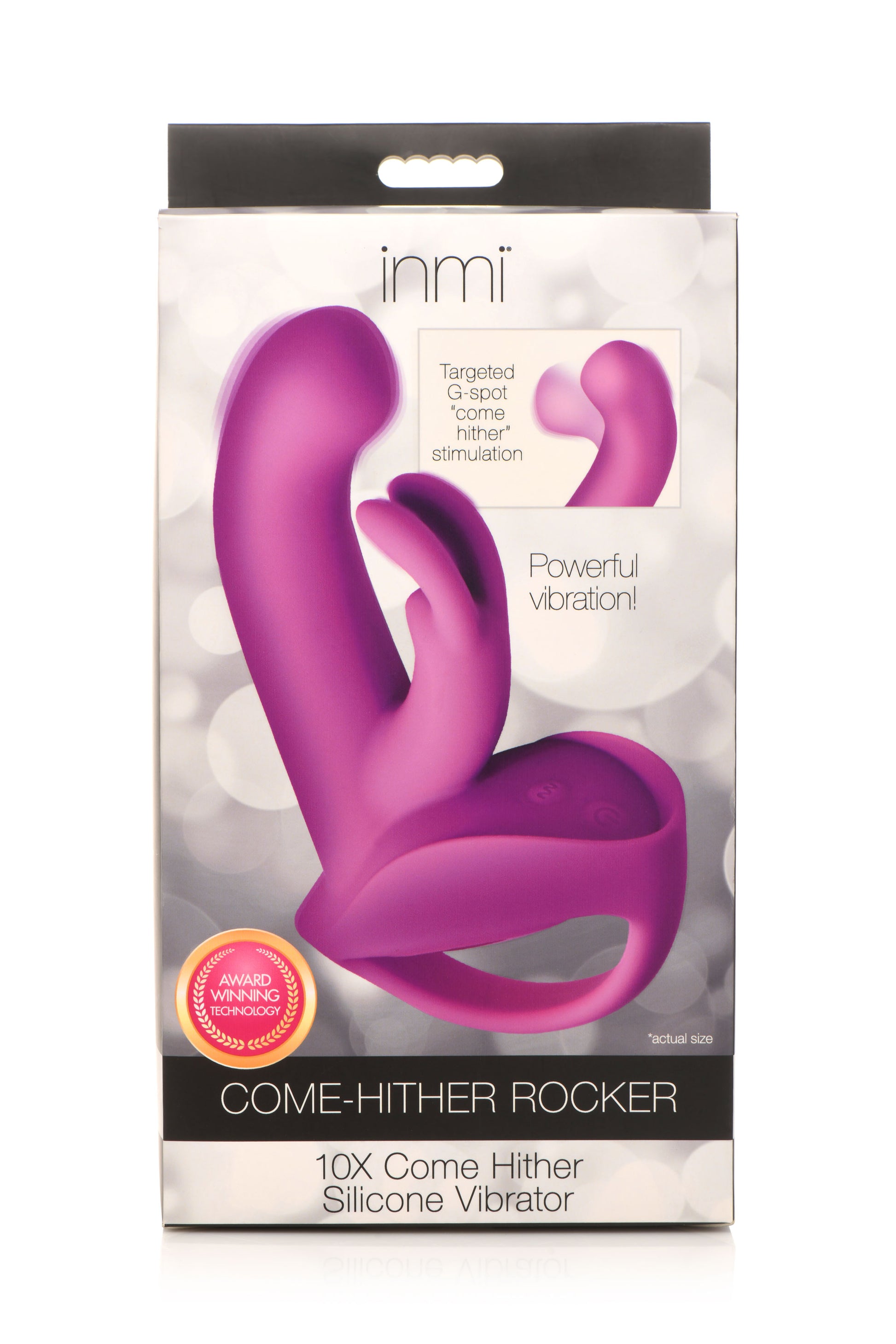 10x Come Hither Rocket Silicone Vibrator - Purple - Not Very Vanilla