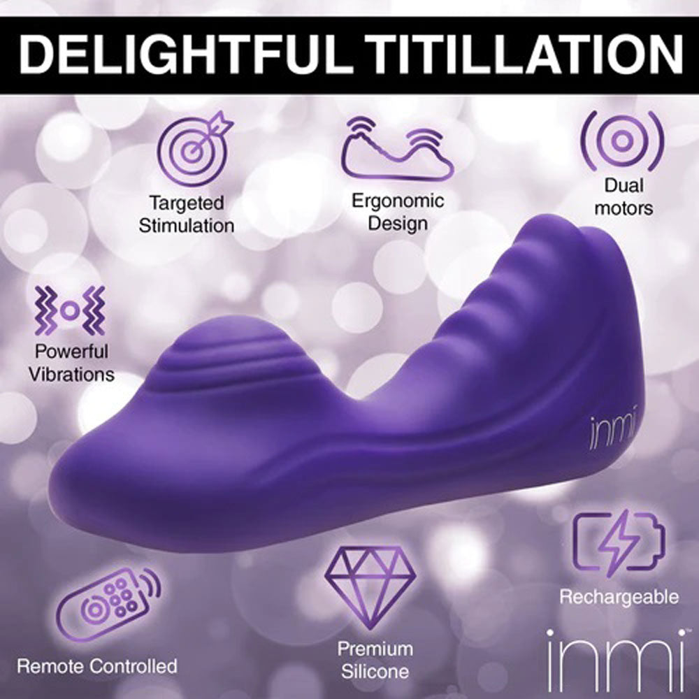 Vibrating Silicone Grinder - Purple - Not Very Vanilla