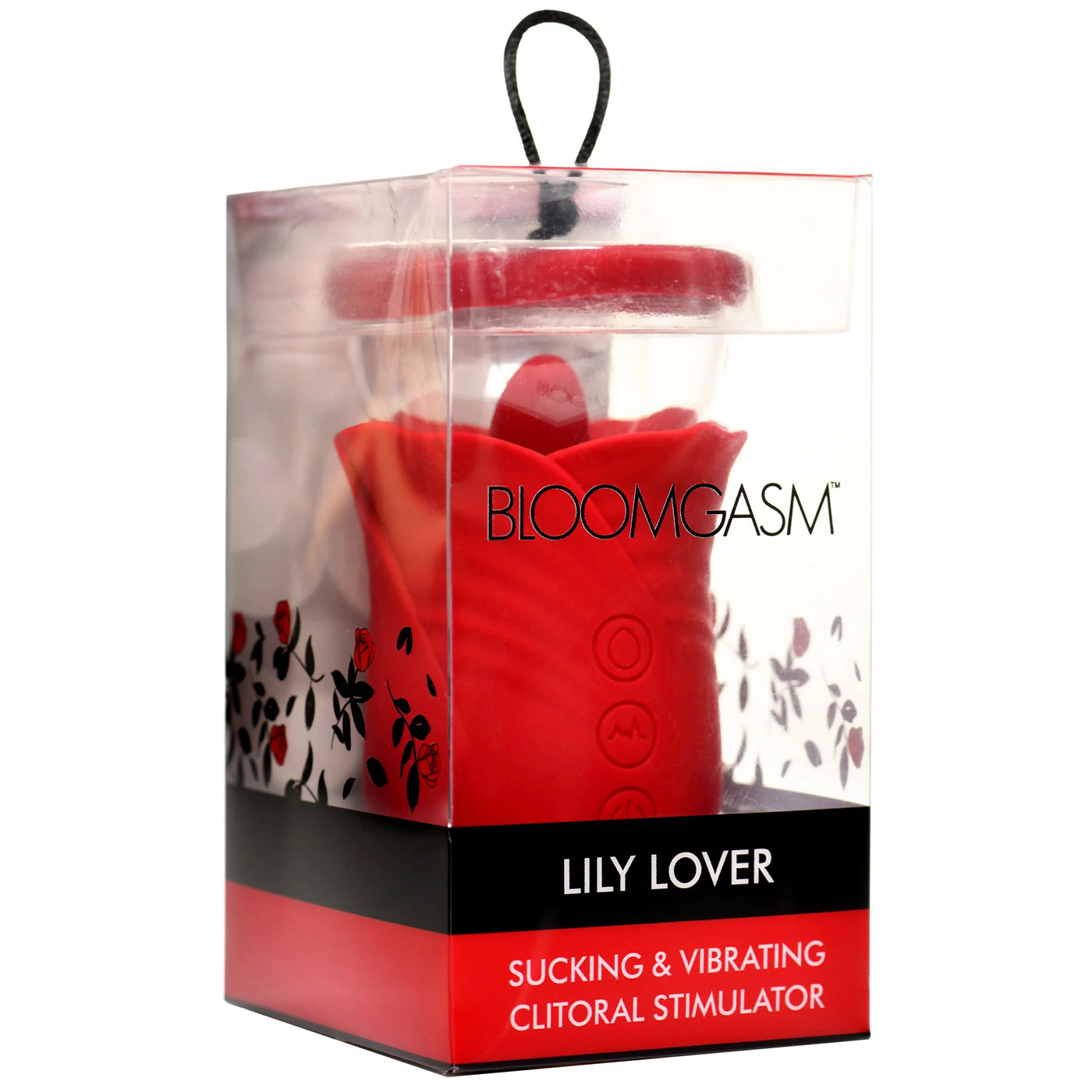 Lily Lover Sucking and Vibrating Clitoral Stimulator- Red - Not Very Vanilla