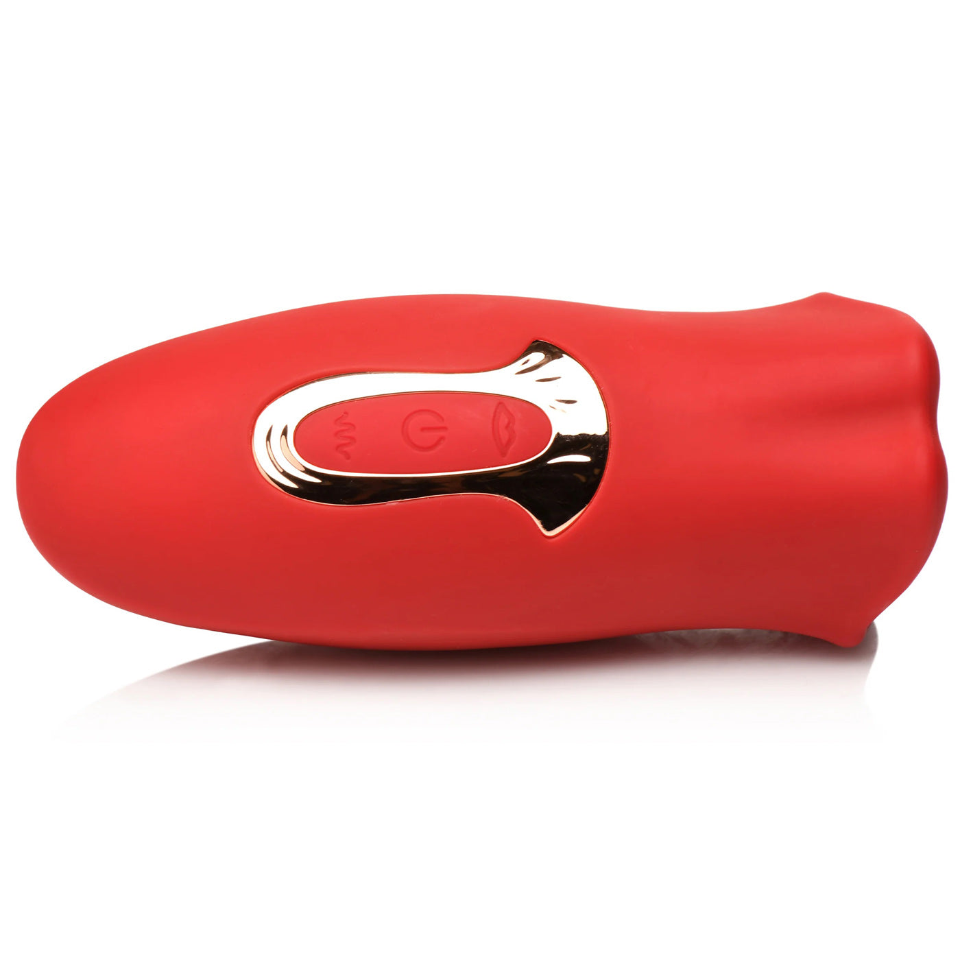 Lickgasm Kiss and Tell Mini Kissing and Vibrating Clitoral Stimulator - Red - Not Very Vanilla