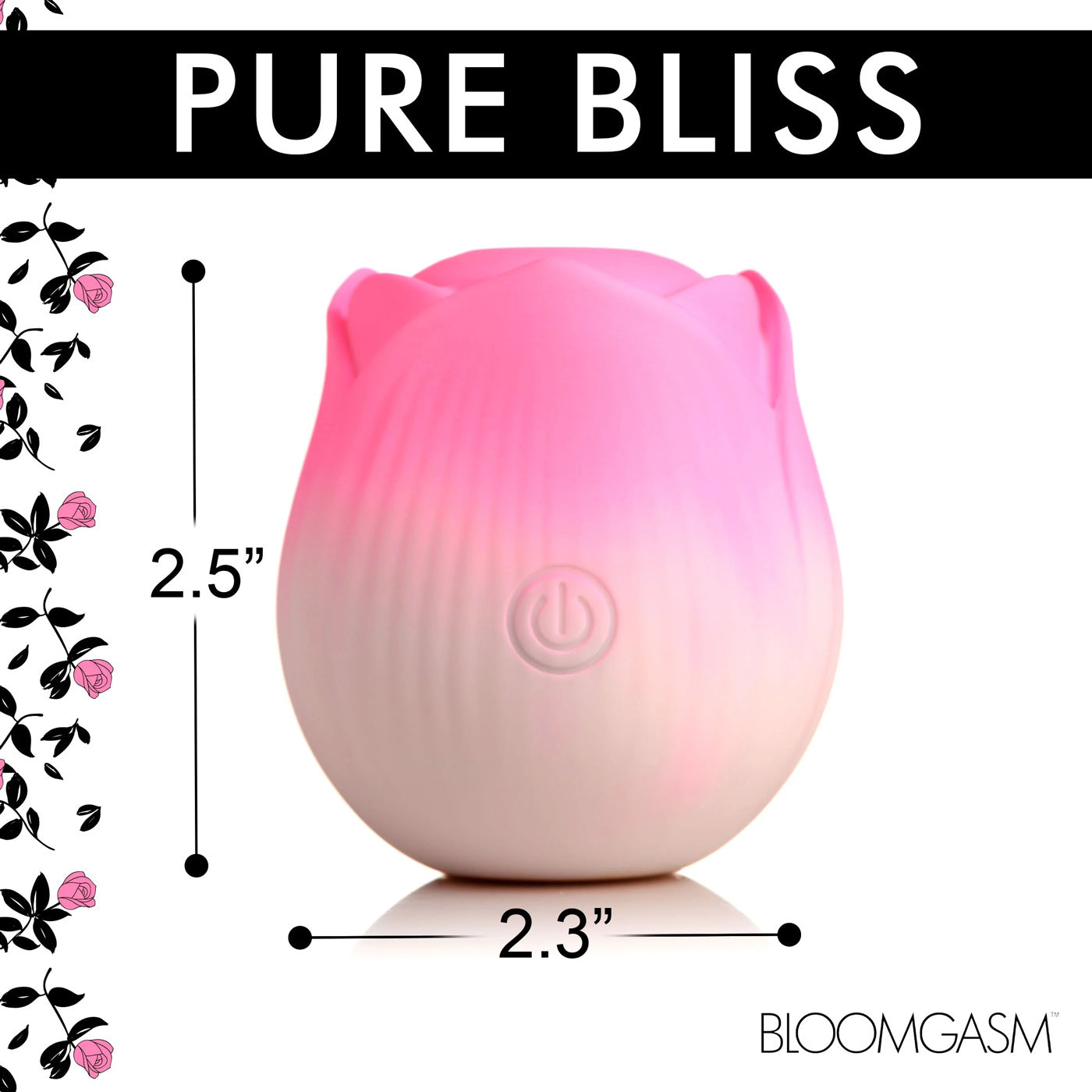 Pulsing Petals Throbbing Rose Stimulator - Pink - Not Very Vanilla