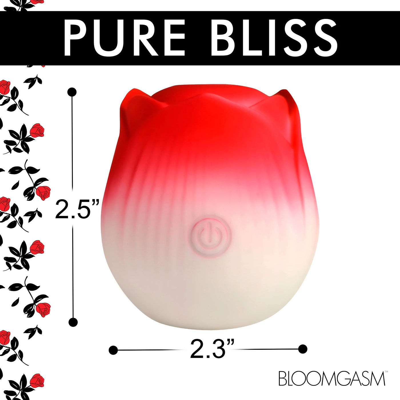 Pulsing Petals Throbbing Rose Stimulator - Red - Not Very Vanilla