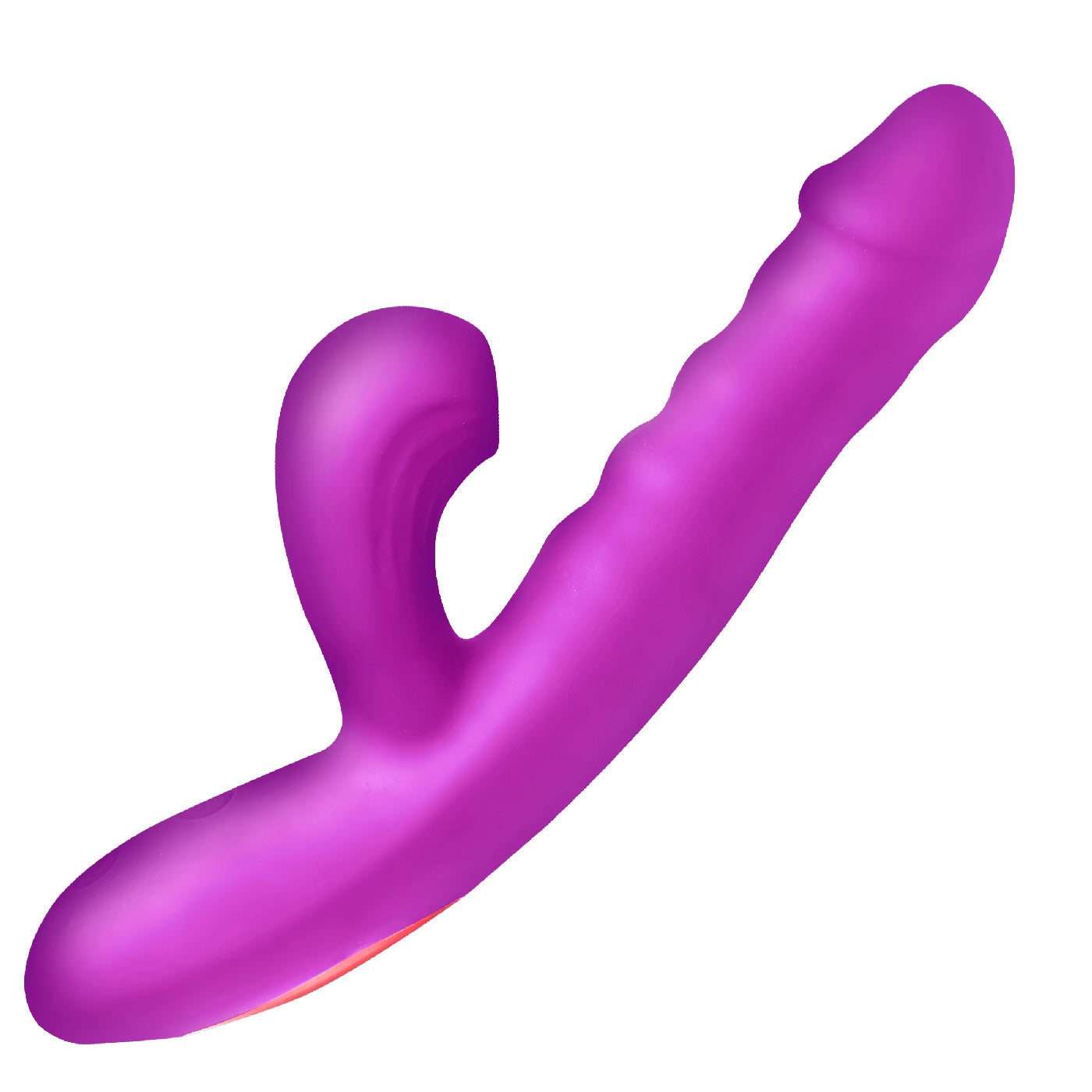 Thrust Wave Thrusting and Sucking Rabbit Vibrator - Purple - Not Very Vanilla