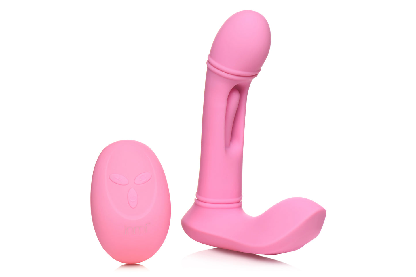 Flickers G-Flick Flicking G-Spot Vibrator With Remote - Pink - Not Very Vanilla