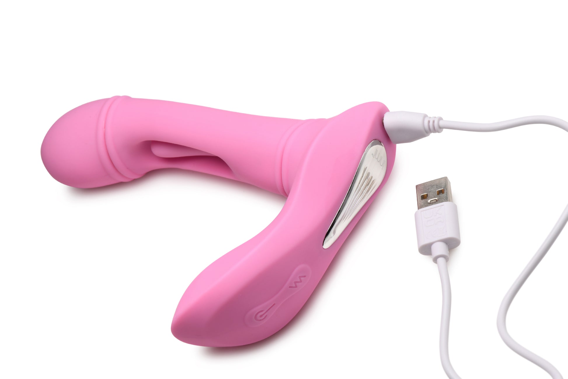 Flickers G-Flick Flicking G-Spot Vibrator With Remote - Pink - Not Very Vanilla