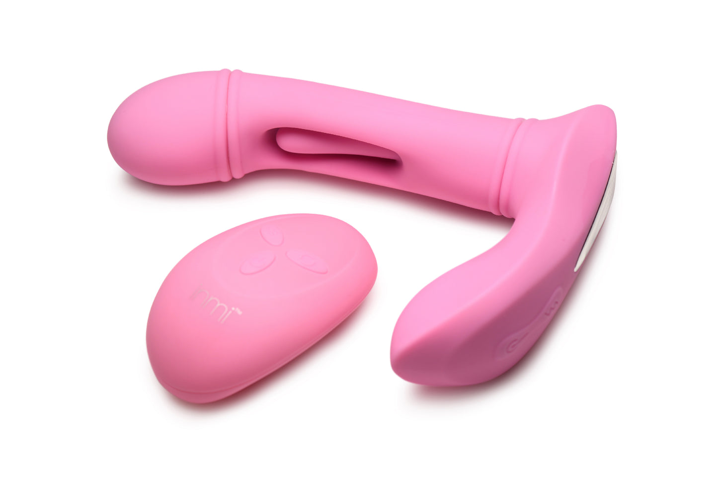 Flickers G-Flick Flicking G-Spot Vibrator With Remote - Pink - Not Very Vanilla