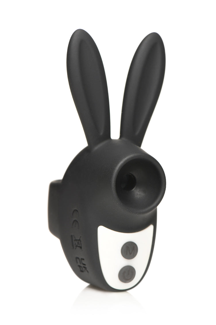 Sucky Bunny Clit Stimulator - Black - Not Very Vanilla