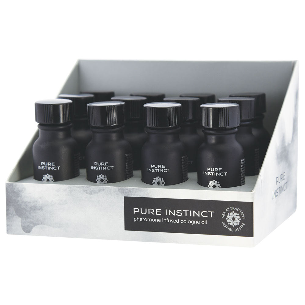 Pure Instinct Pheromone Cologne Oil for Him 12 Pc Display 15 ml - Not Very Vanilla