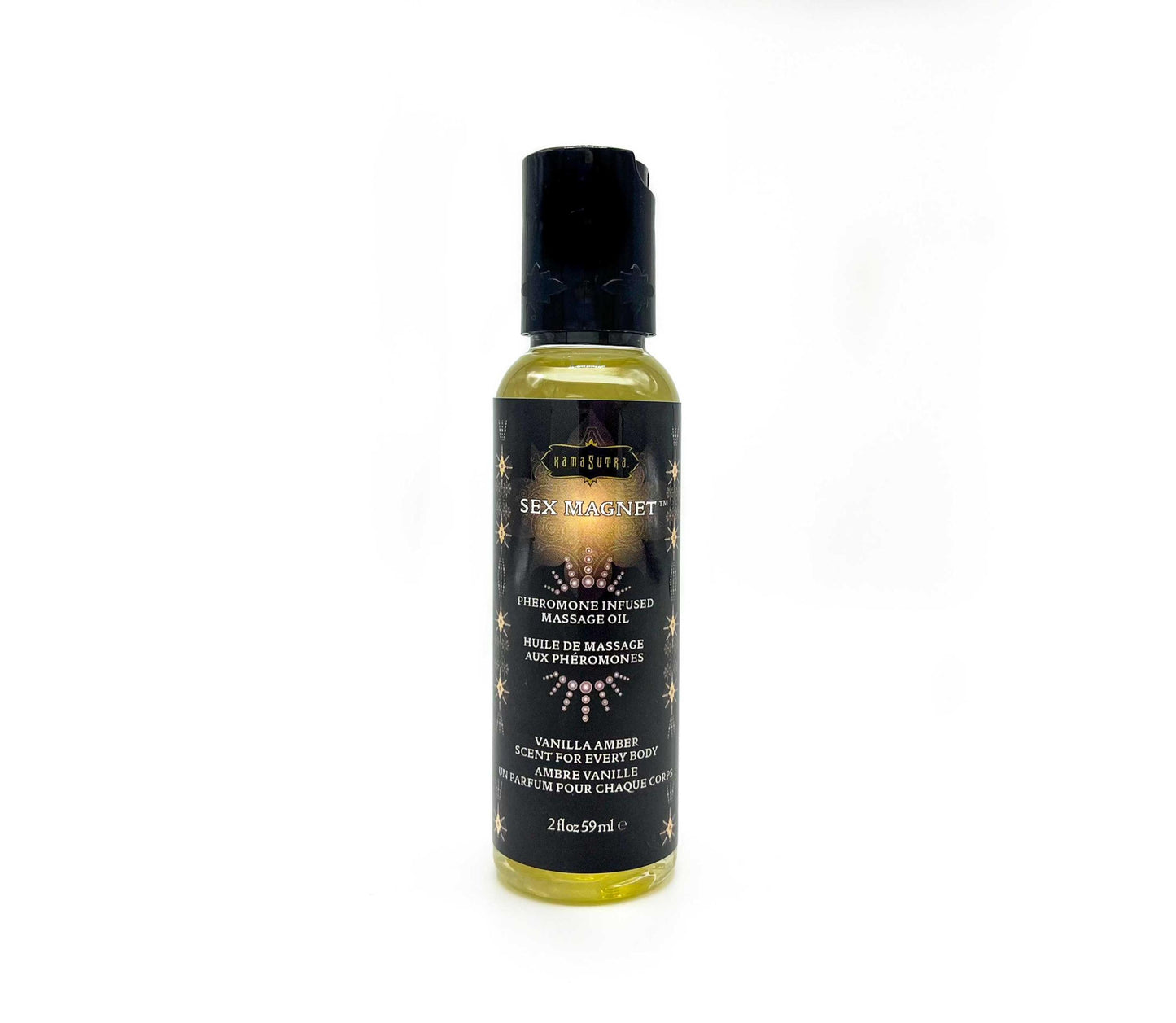 Sex Magnet Pheromone Massage Oil 2 Oz - Vanilla Amber - Not Very Vanilla