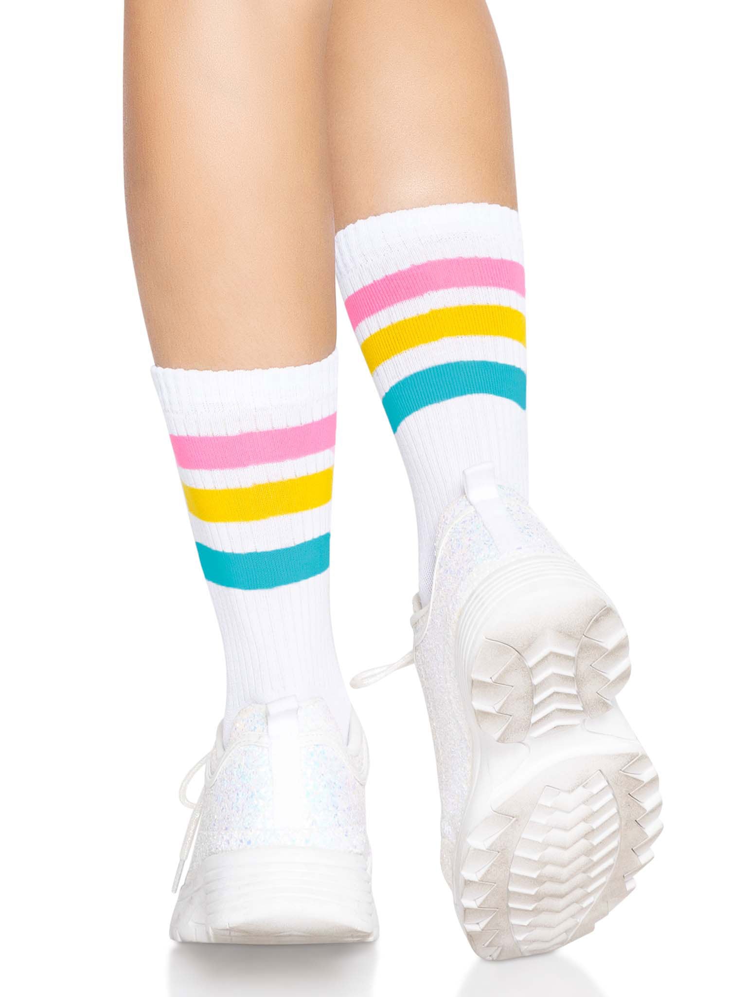 Pride Crew Socks - One Size - Pansexual - Not Very Vanilla