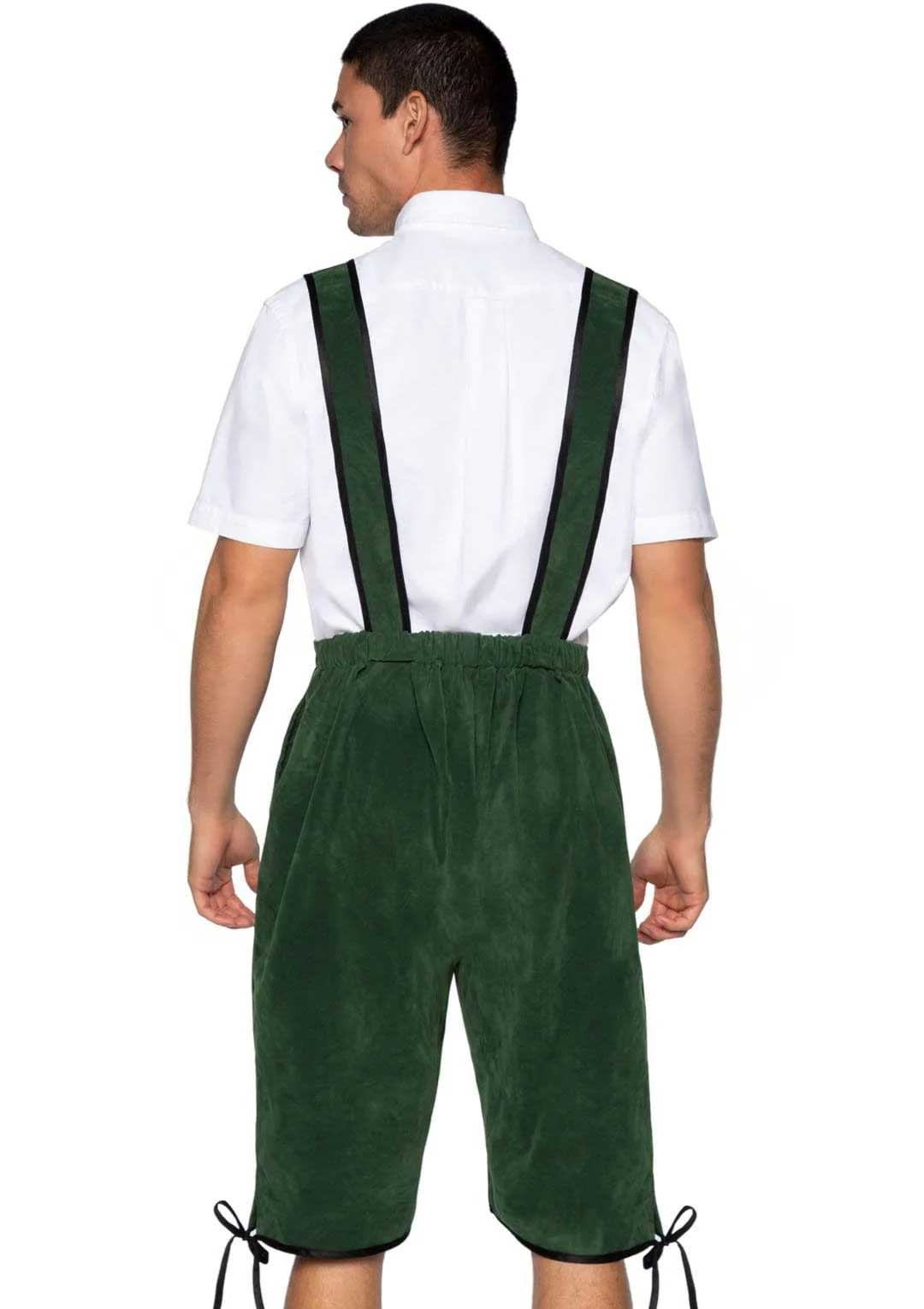 Men's Beerfest Lederhosen Oktoberfest Costume - X-Large - Green - Not Very Vanilla