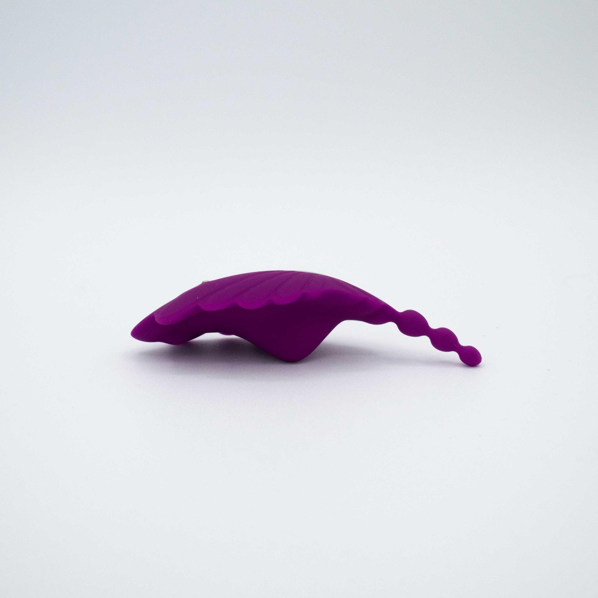 Shell Yeah! Remote Controlled Wearable Panty Vibrator - Purple - Not Very Vanilla