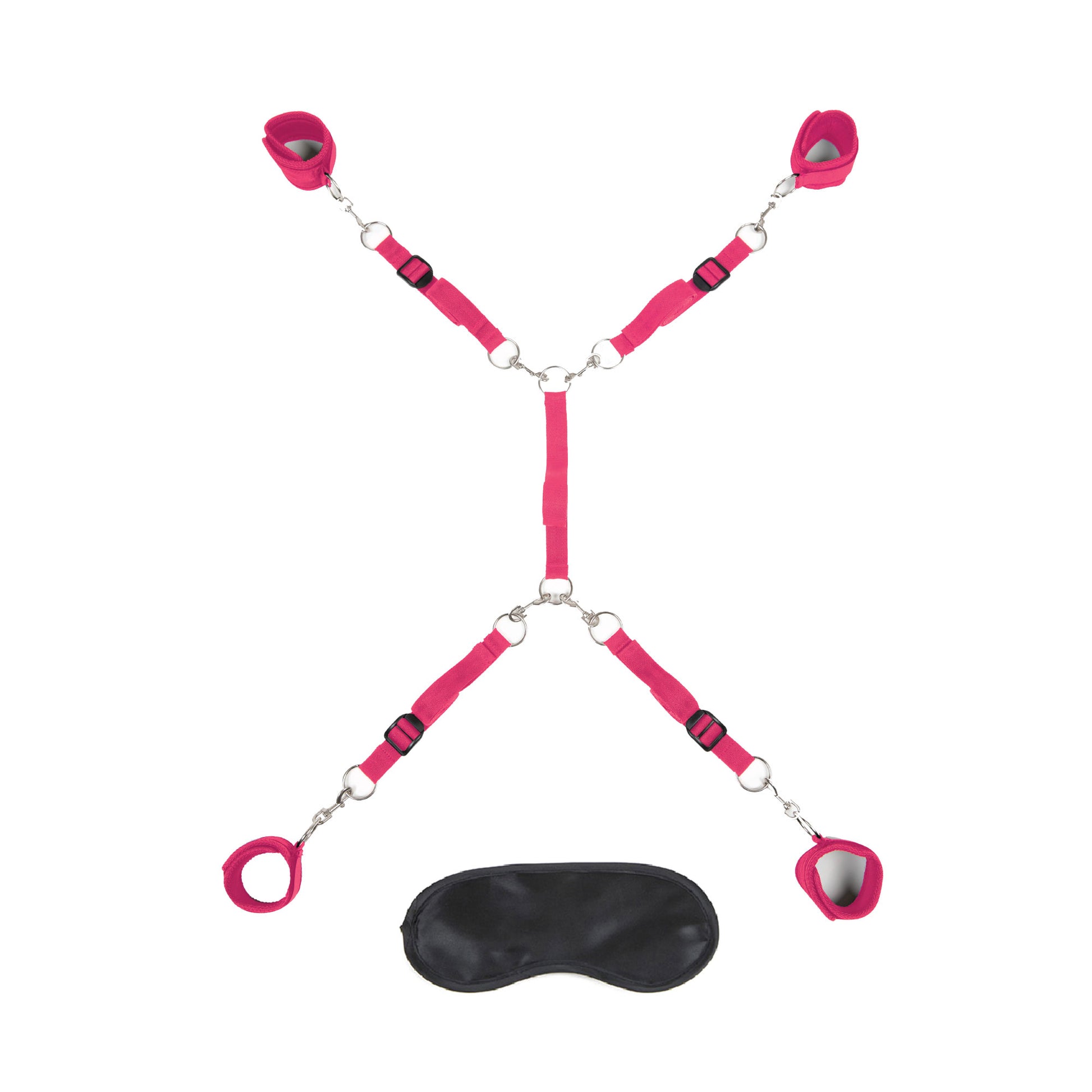 7 Pc Bed Spreader - Hot Pink - Not Very Vanilla