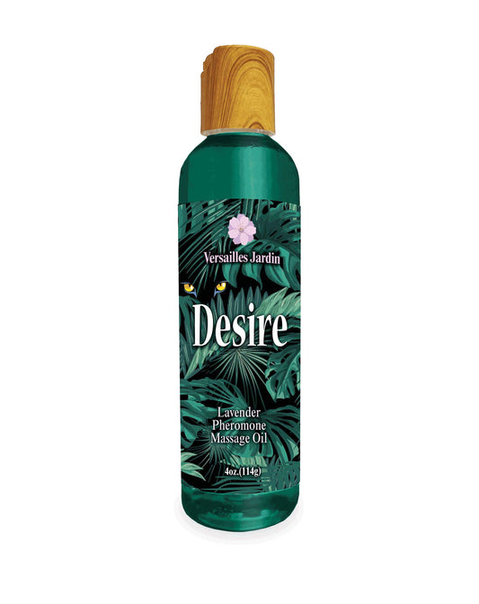 Desire Pheromone Massage Oil 4 Oz - Lavender - Not Very Vanilla