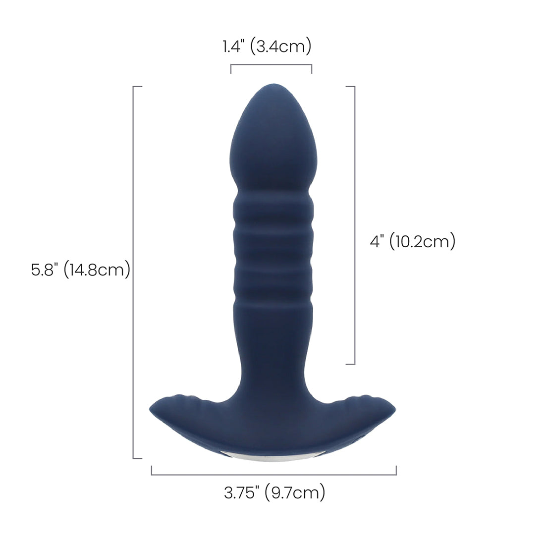 Link Paxton - App Connected Prostate Vibe - Navy Blue - Not Very Vanilla