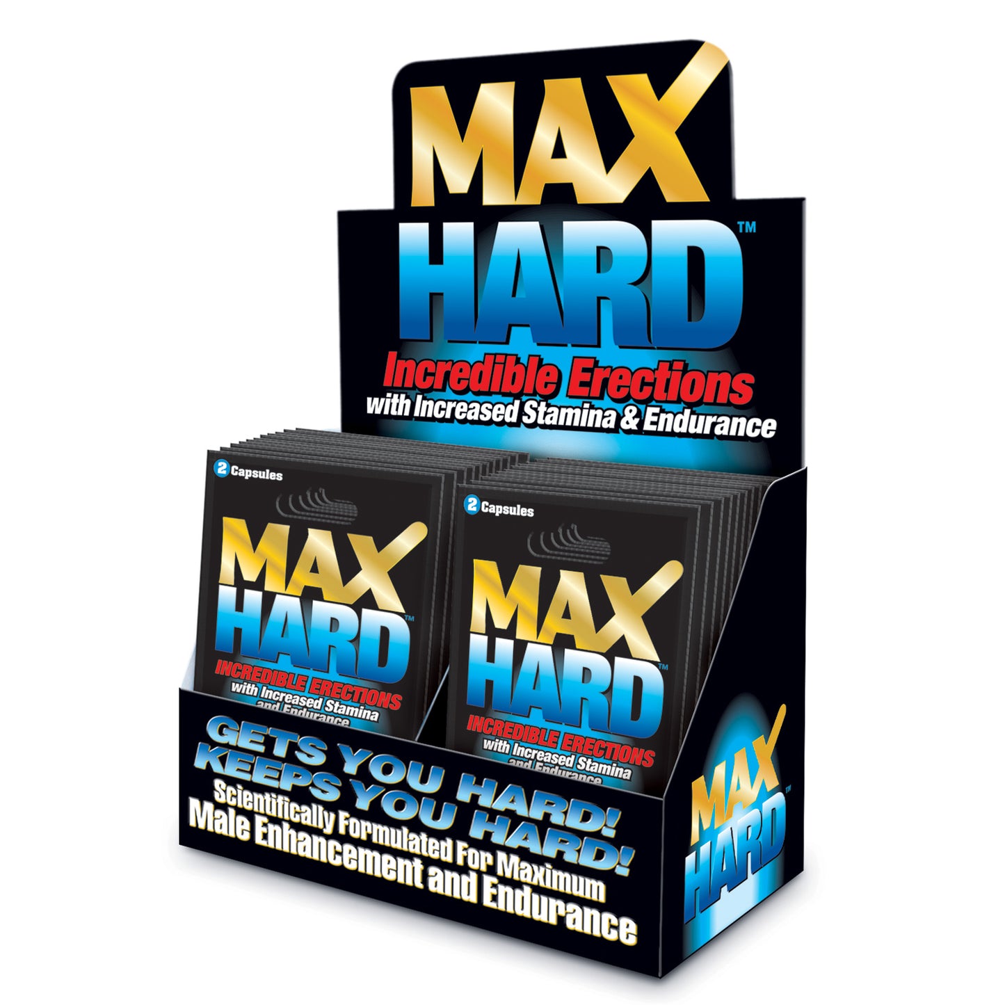 Max Hard XXX - 24 Packet Display - Not Very Vanilla