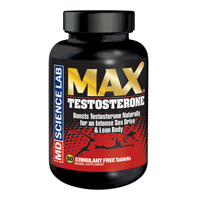 Max Testoterone - 60 Count Bottle - Not Very Vanilla