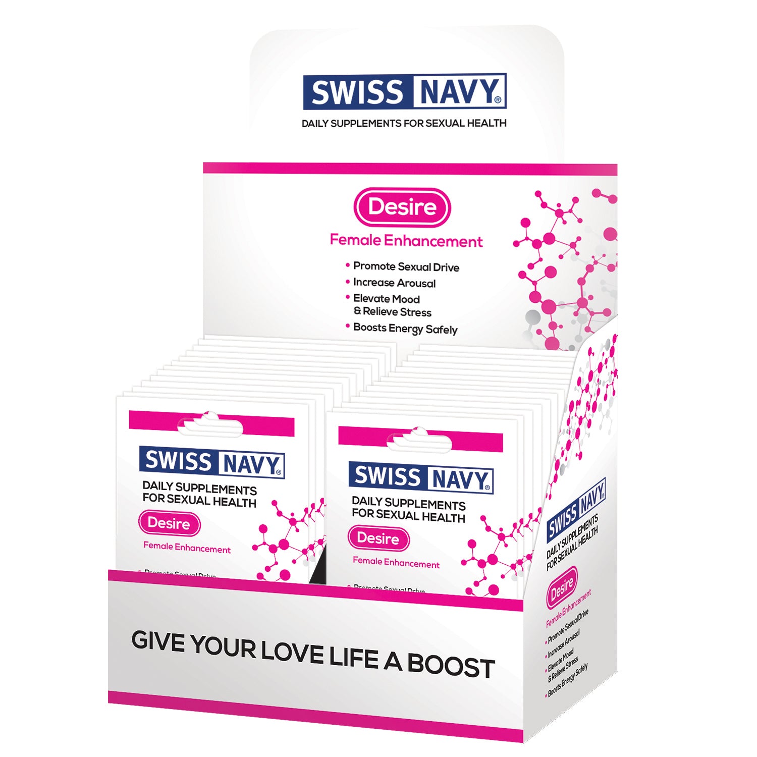 Swiss Navy Desire Female Enhancement - 24 Count Display - Not Very Vanilla