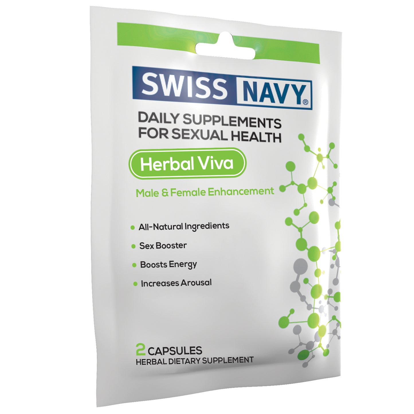 Swiss Navy Herbal Viva Him & Her Enhancement - 2 Ct - Not Very Vanilla