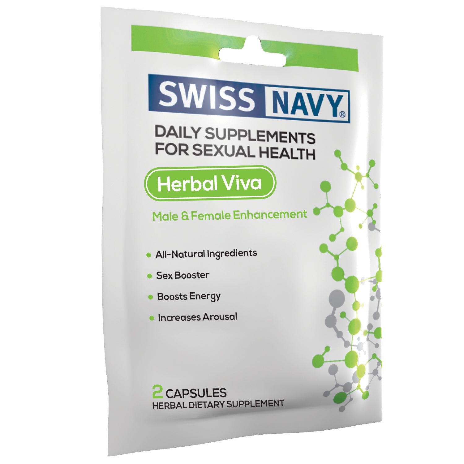 Swiss Navy Herbal Viva Him & Her Enhancement - 2 Ct - Not Very Vanilla