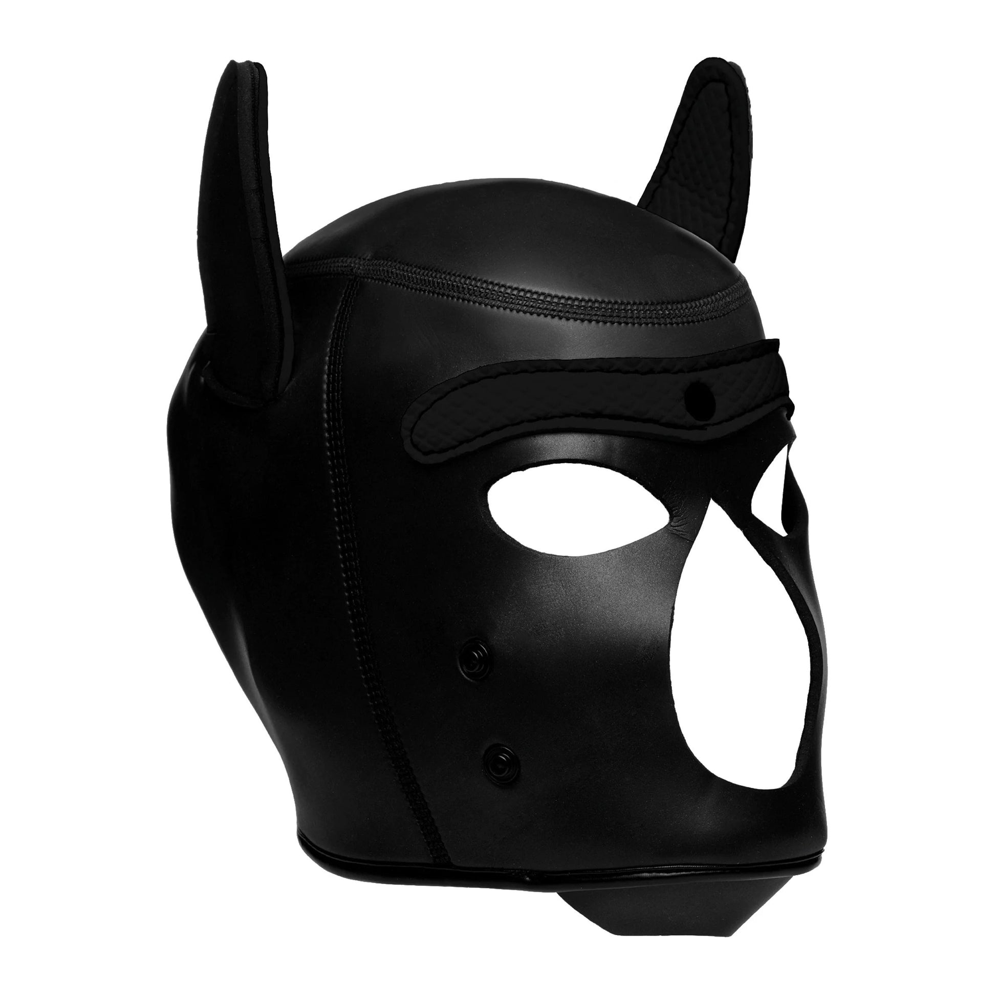 Spike Neoprene Puppy Hood - Black - Not Very Vanilla