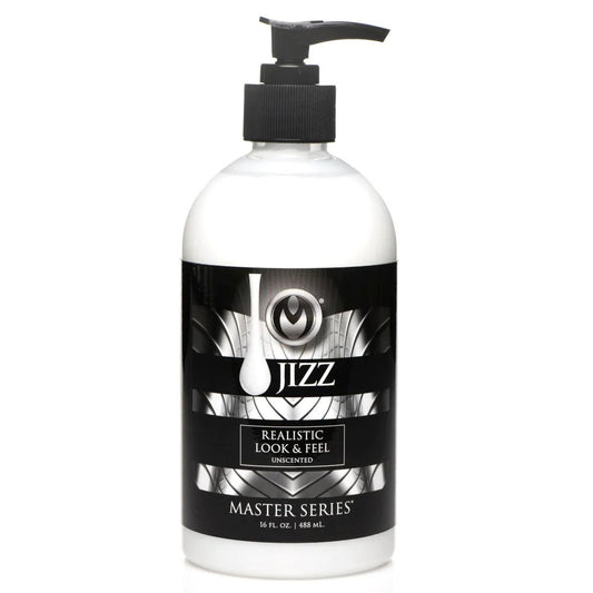 Master Series Jizz Unscented Water-Based Body Glide - 16 Oz - Not Very Vanilla