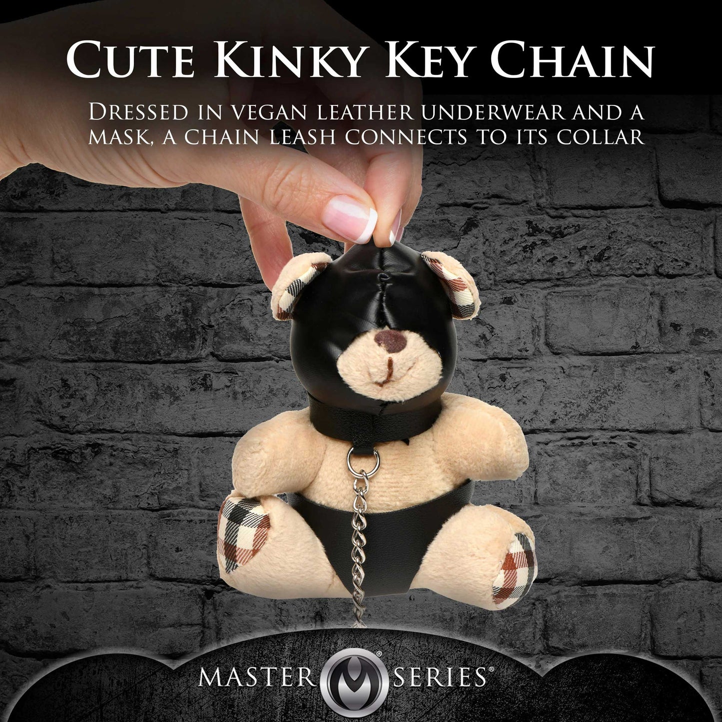 Hooded Teddy Bear Keychain - Not Very Vanilla