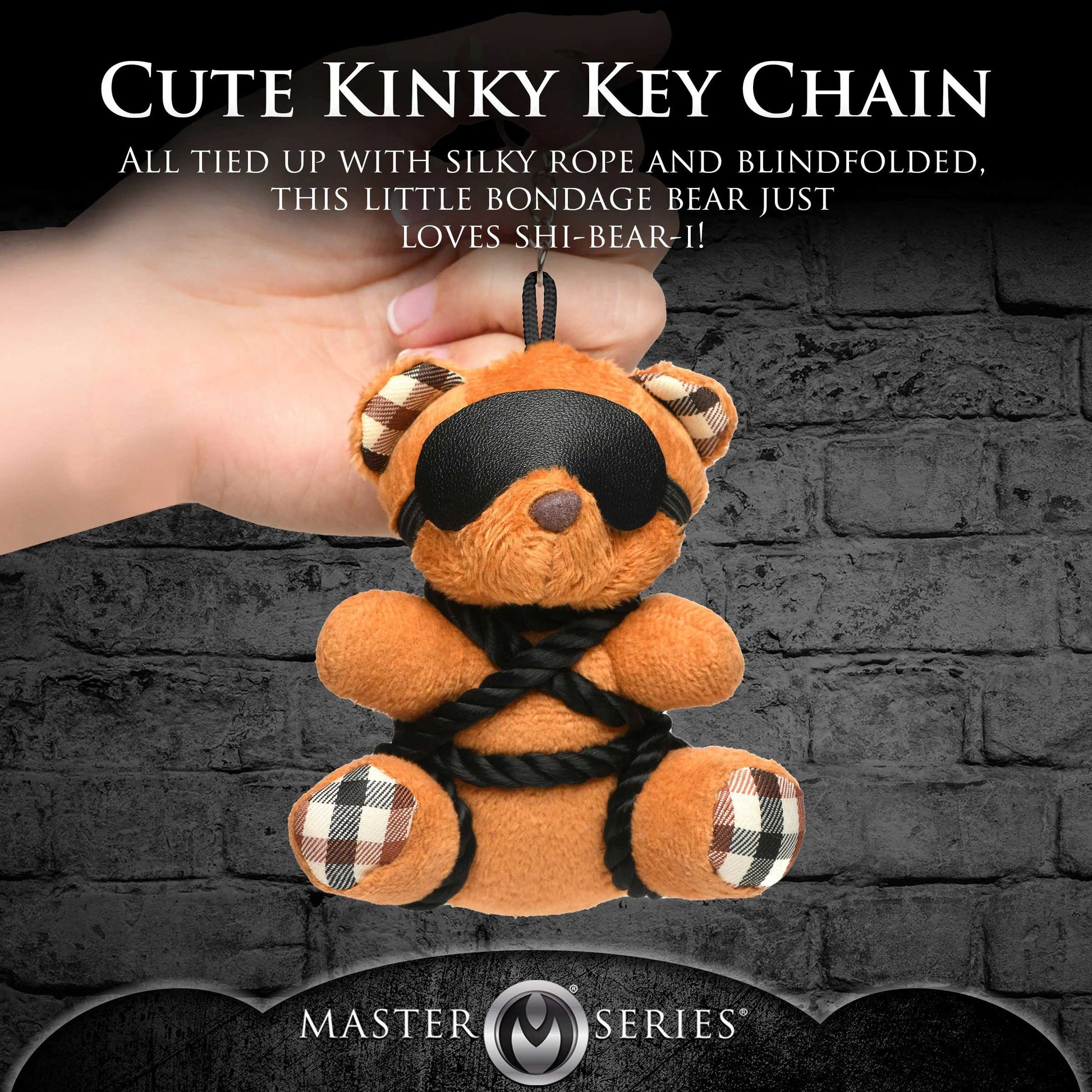 Rope Teddy Bear Keychain - Not Very Vanilla