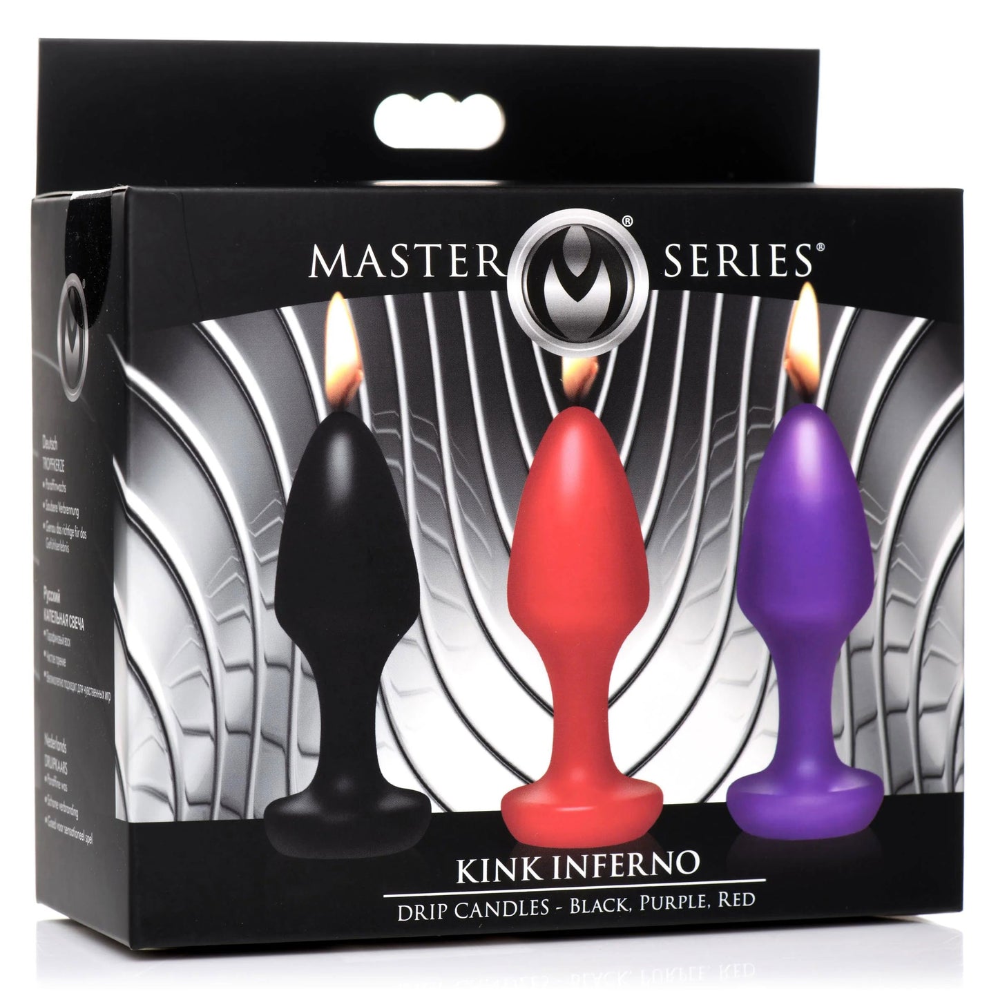 Kink Inferno Drip Candles - Black, Purple, Red - Not Very Vanilla